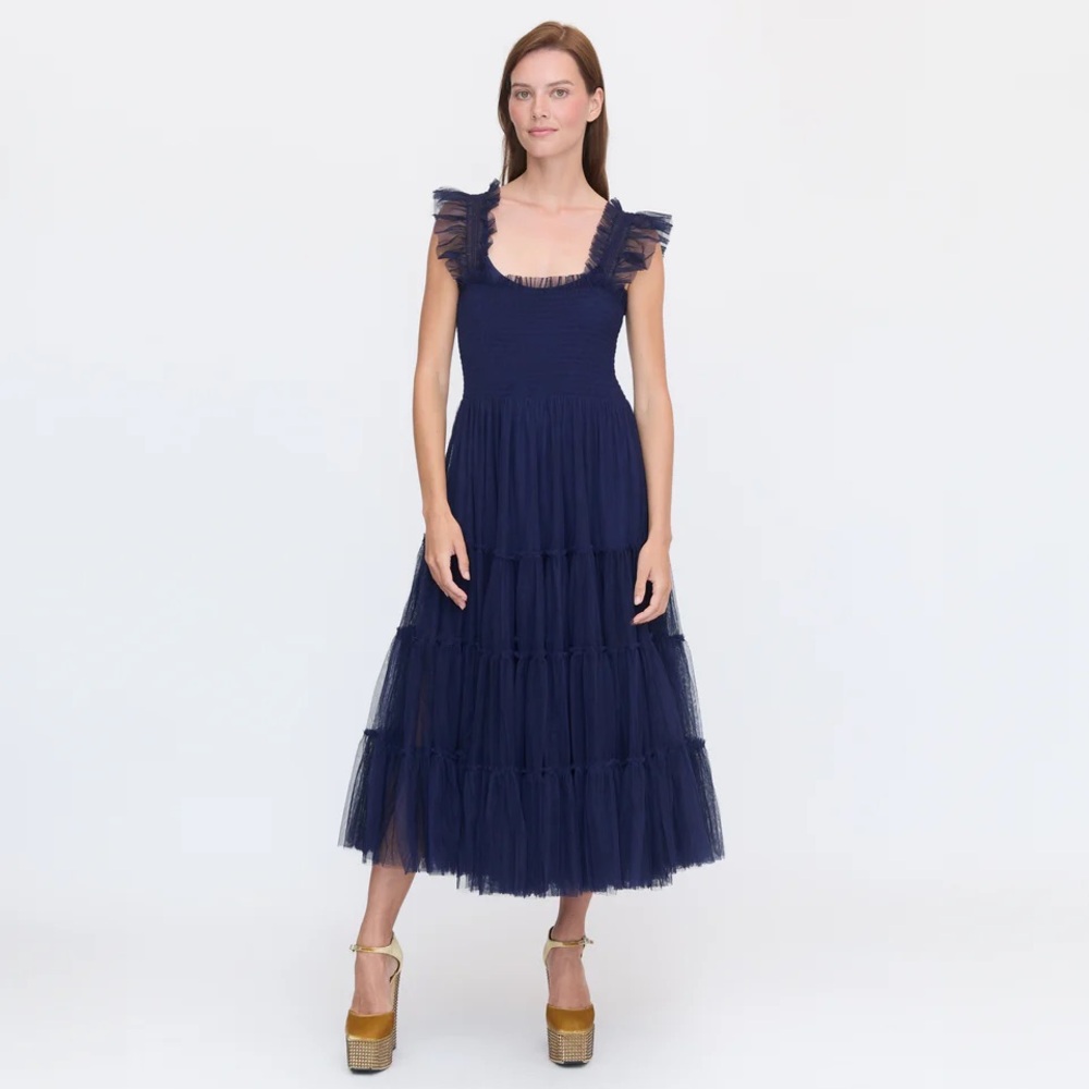 EUC Hill House collector’s edition navy tulle dress XXS